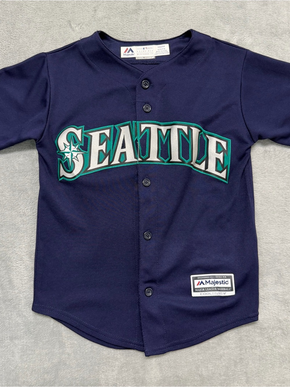 Majestic CoolBase Seattle Mariners Martinez #11 Baseball Jersey Sewn Youth Small